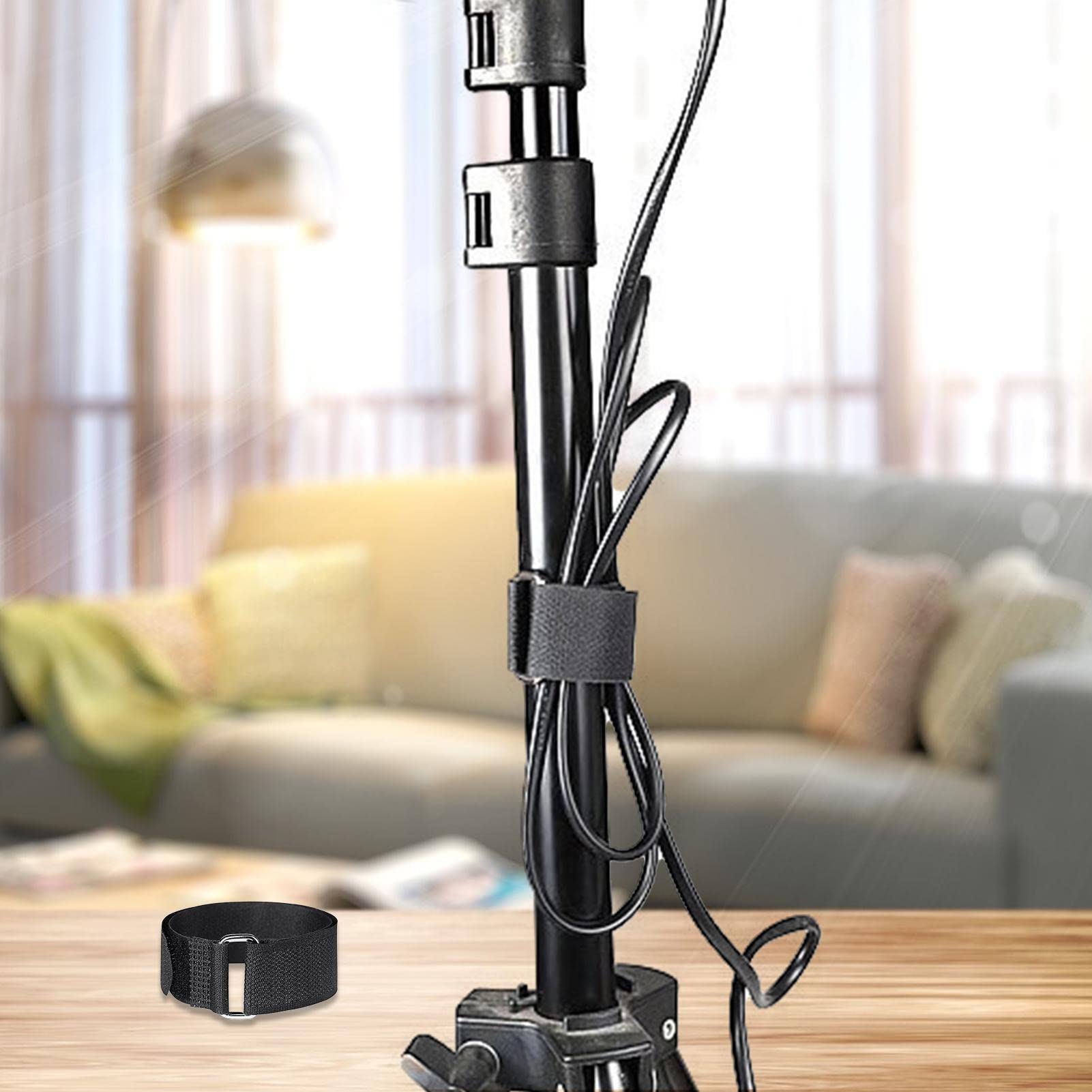 backlight Cinghie per ramponi – 1 paio di cinghie magiche regolabili per ramponi | Cinghie di trazione antiscivolo per impugnature neve ghiaccio