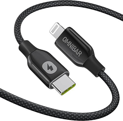 USB C to Lightning Cable 6FT, MFi Certified iPhone Charger Cord