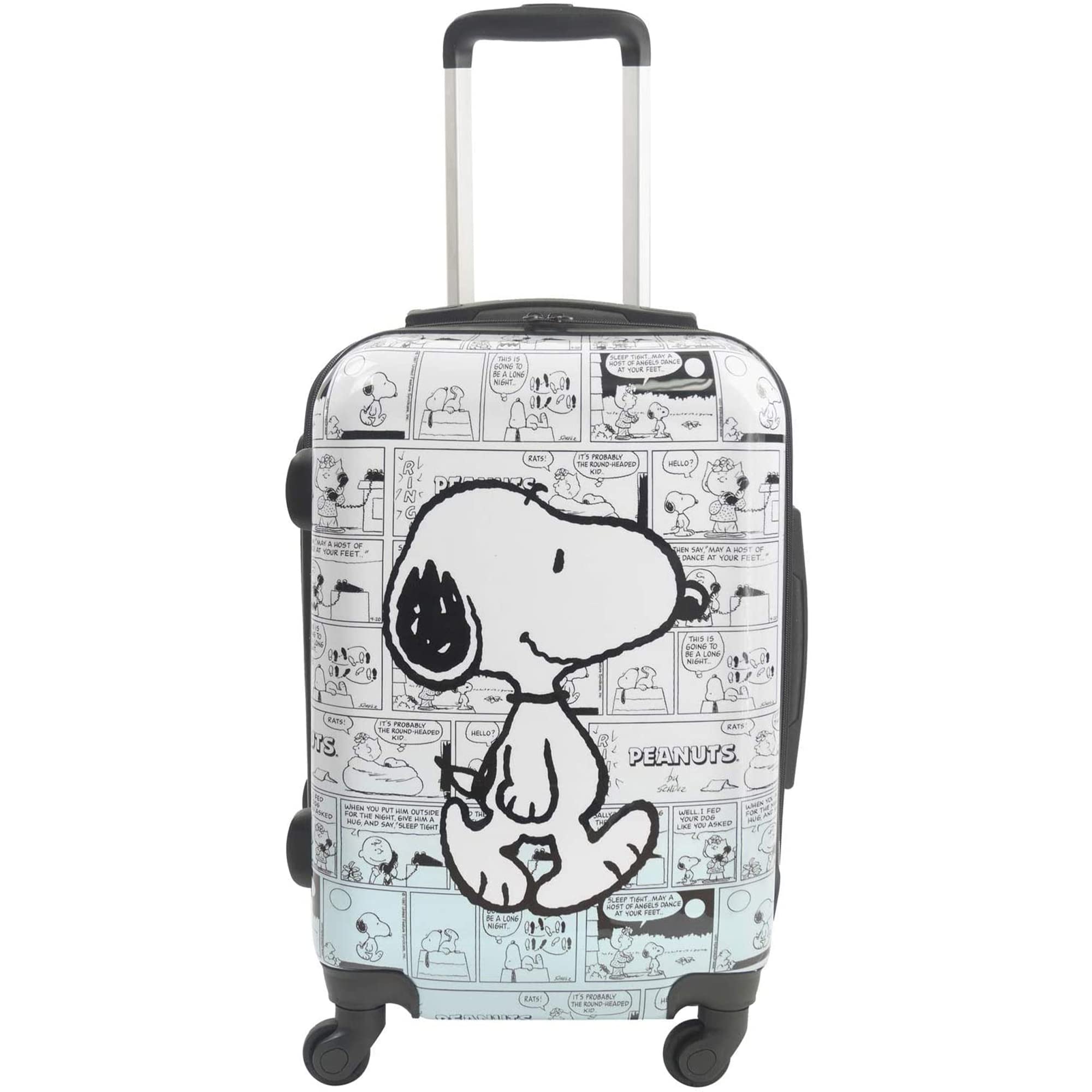 Buy Concept One Peanuts Snoopy 21 Inch Rolling Luggage, Comic Strip