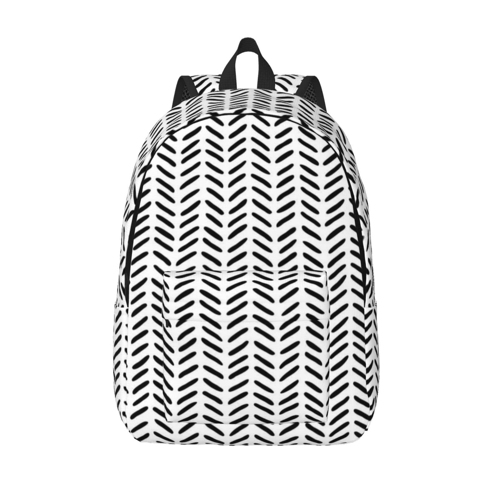 Sac à dos pour ordinateur portable imprimé girafe noir blanc - 8