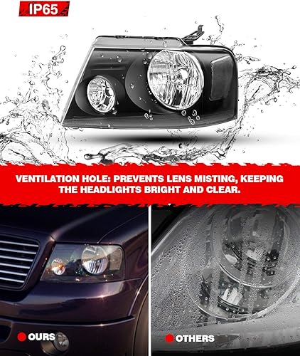 Miniatura 4 de Torchbeam - Conjunto de faros delanteros de repuesto para 2004-08 F-150, 2006 Mark LT