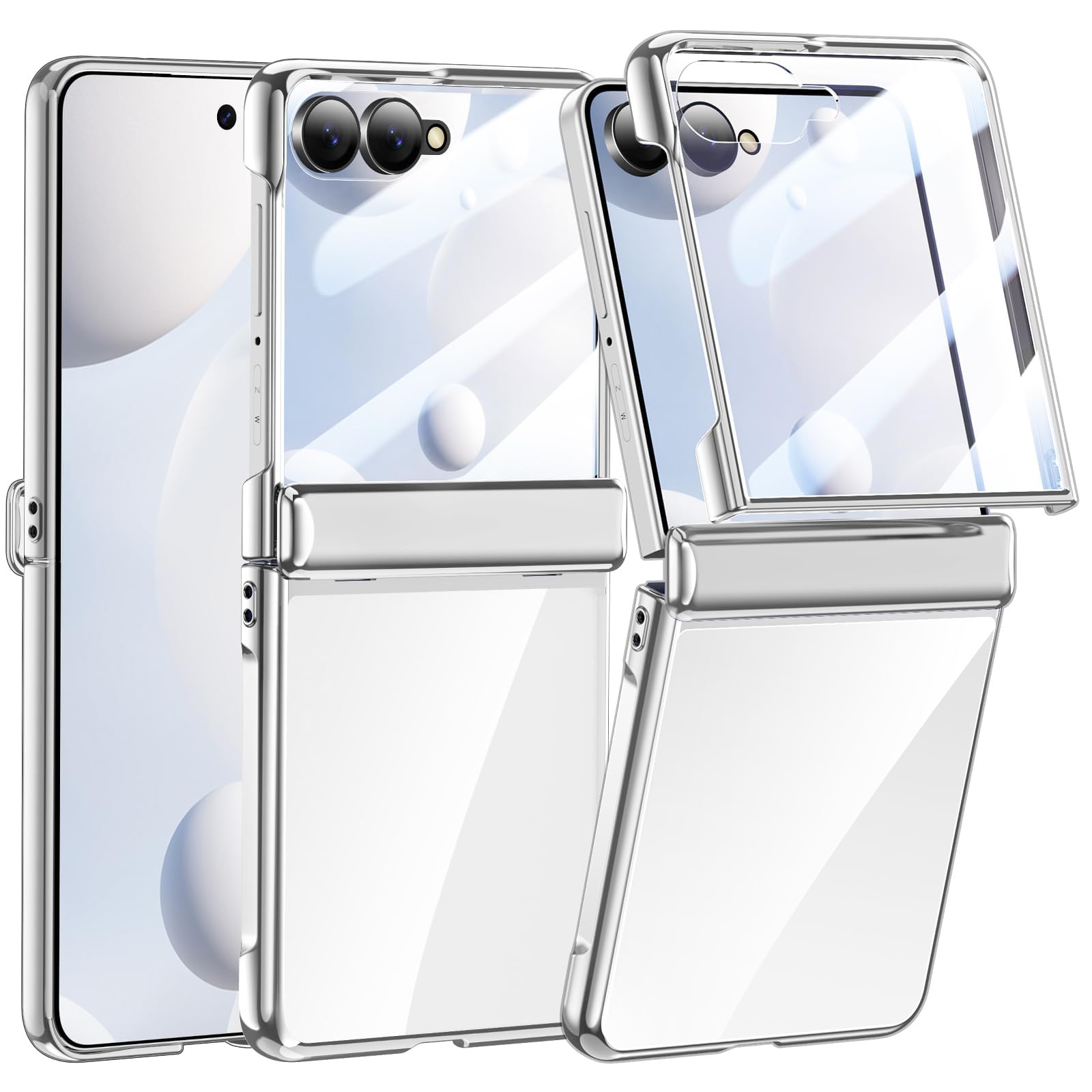純銀製布袋ガラスケース付き【匿名配送】 Amazon.co.jp: OURJOY Galaxy Z Flip7 用 ケース ヒンジ保護 電気