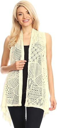 Sleeveless cover up cardigan Clearance
