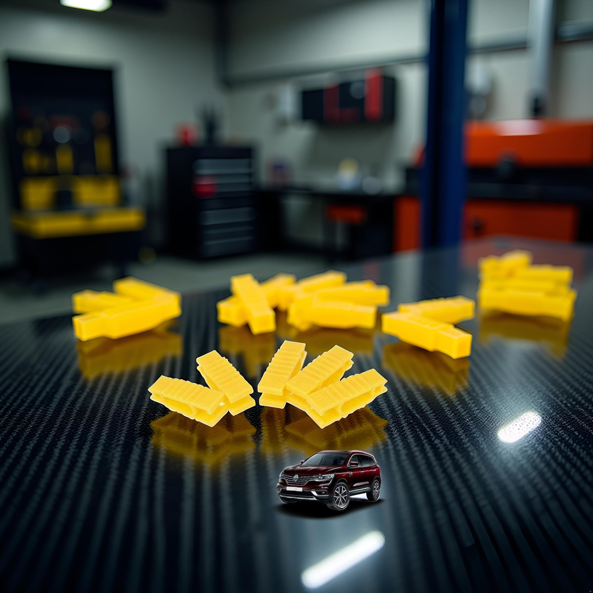 5Pcs Yellow Car Fuse Clips Mini Fuse Puller Insertion Removal Extractor Tool Car Accessories Clips for Car Practical — view 4