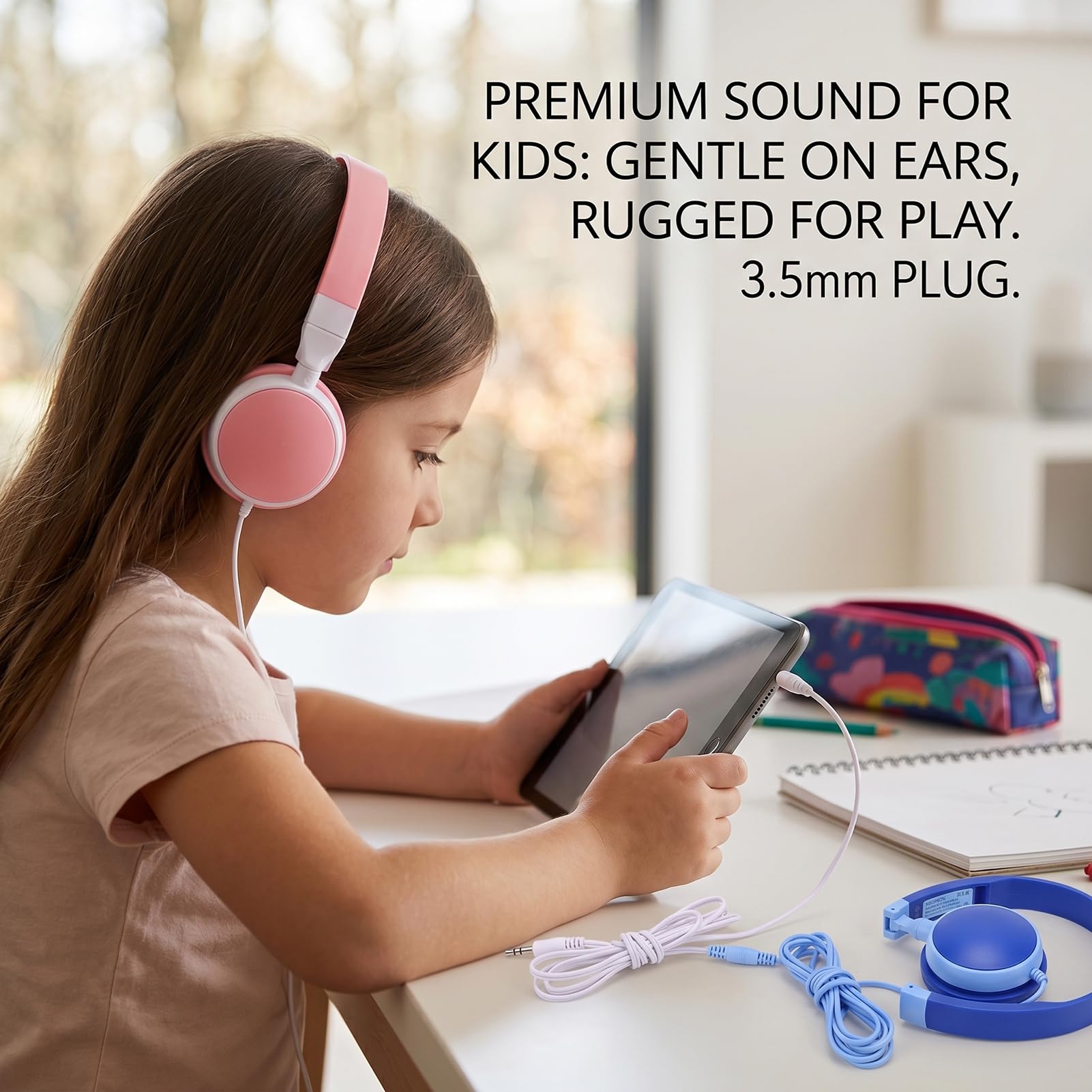 Sxhlseller Cuffie per Bambini Confezione da 12, Cuffie con Cavo da 3,5 Mm, Archetto Regolabile, Morbido Cuscino, Suono Stereo per Viaggi con Laptop in Aula Scolastica