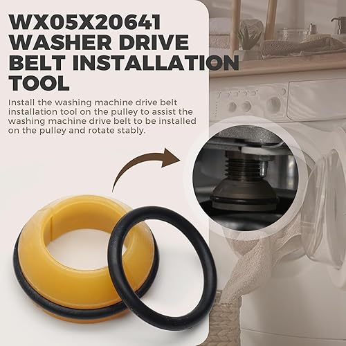 Miniatura 4 de WX05X20641 Herramienta de instalación de correa de transmisión de lavadora para lavadora GE WX05X10102 1266581 AH1483926