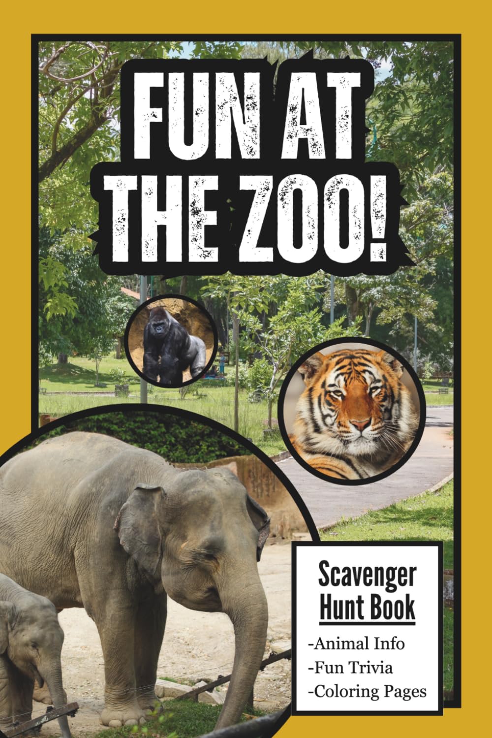 Fun at the Zoo Scavenger Hunt Book for Kids!