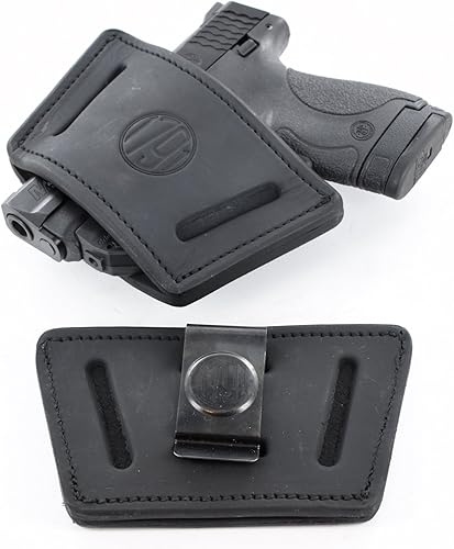 Miniatura 10 de 1791 Funda universal de cuero para pistola, OWBIWB CCW, diestro y zurdo, compatible con Glock, HK, SIG Walther