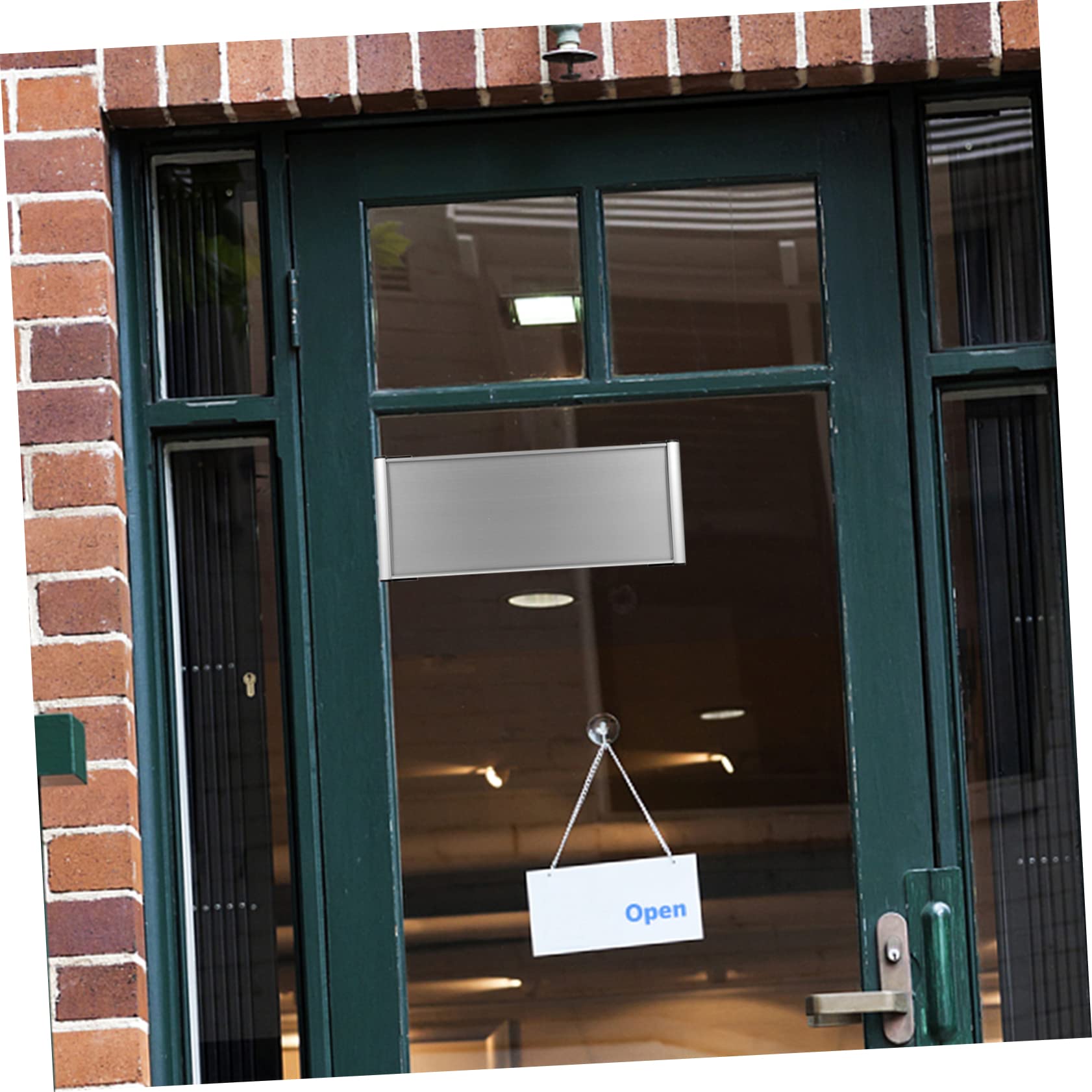 GANAZONO Placa De Nombre Para Puerta De Oficina De Aleación De Aluminio 11.02X4.72 Pulgadas Juego De 5 Placas Identificadoras Para Habitaciones Y Áreas De Trabajo
