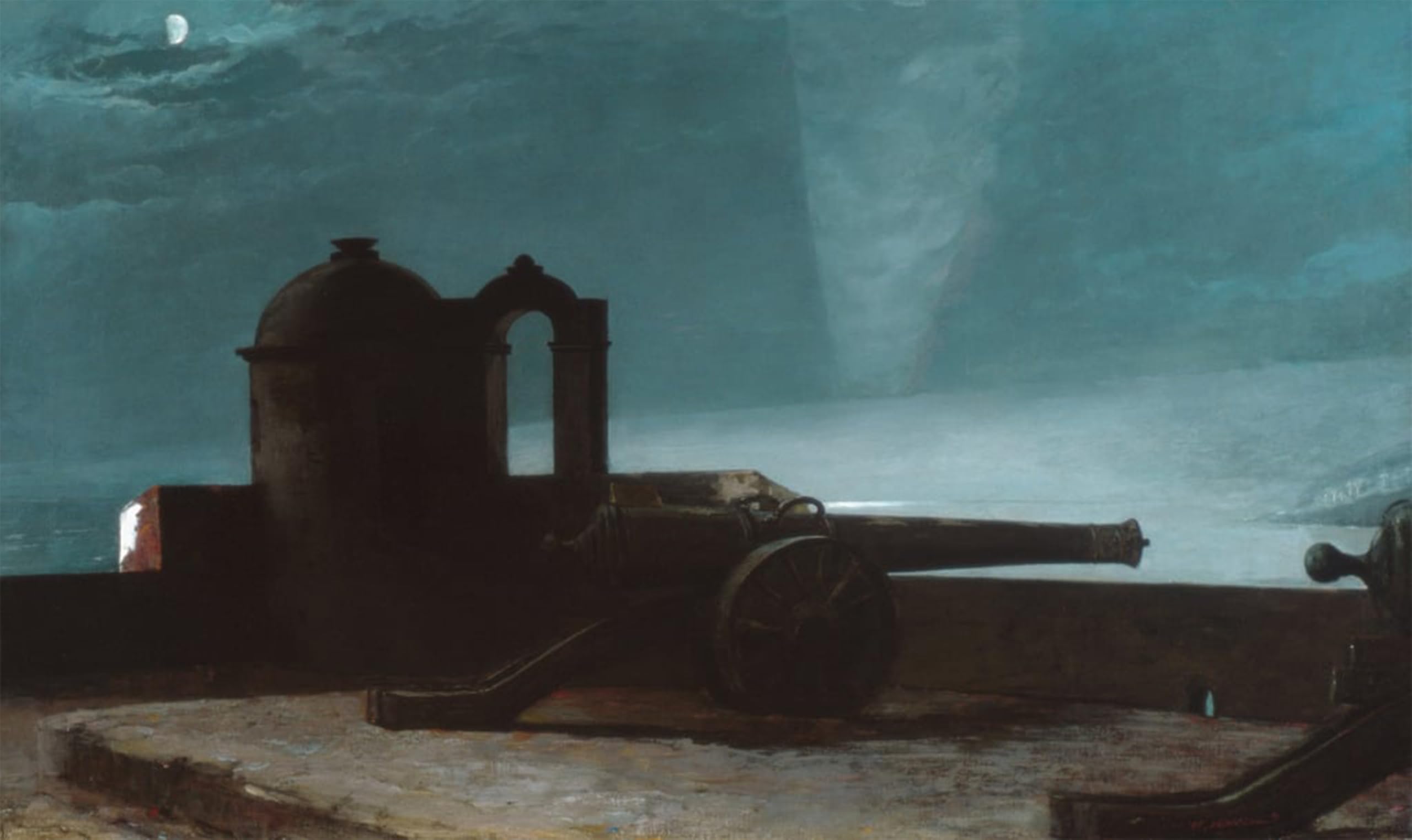 POSTERIIk Famous Print Pop Art Wall Art Graffiti Searchlight on Harbor Entrance Santiago De Cuba by Winslow Homer Art Prints for Home Decor 60x90cm