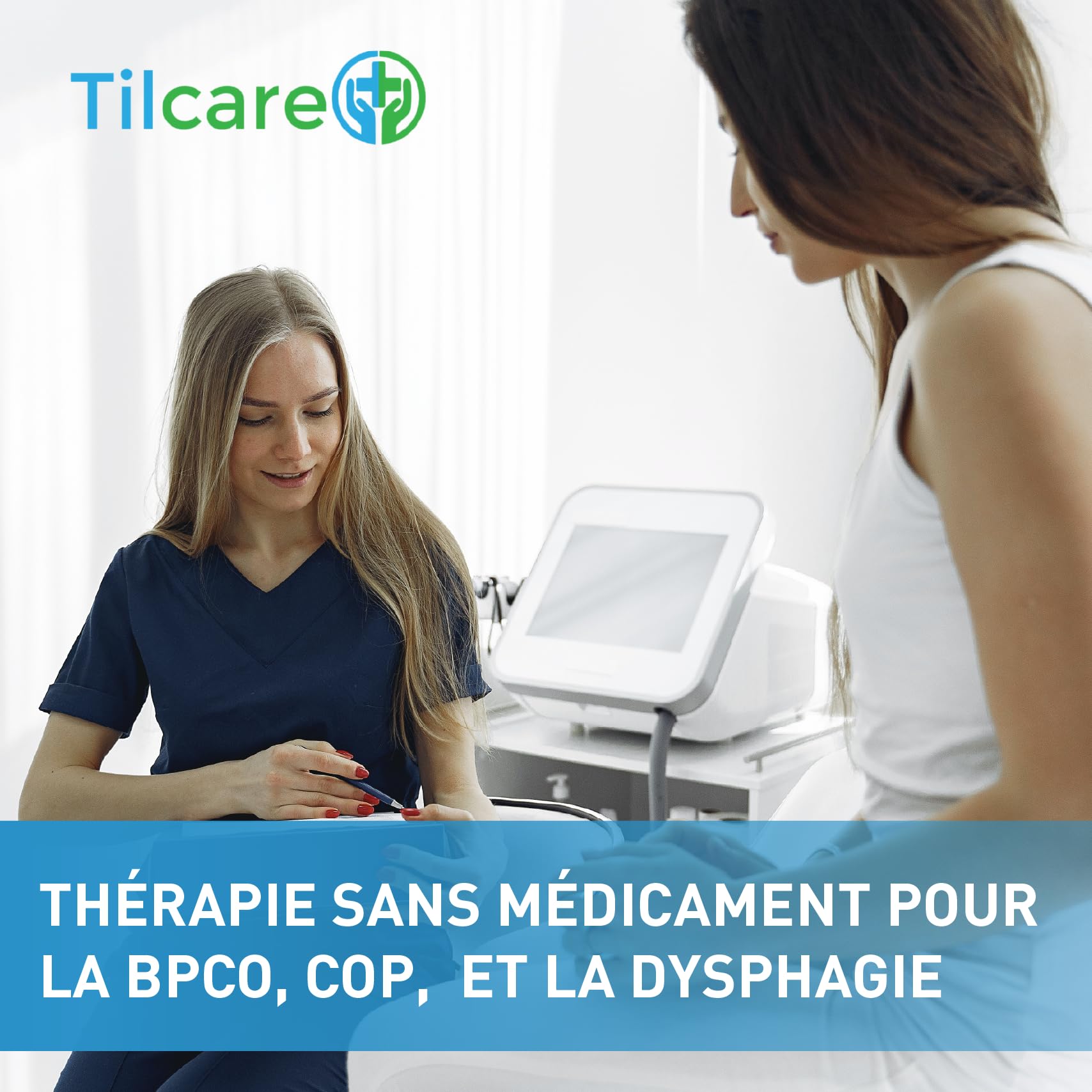 Entraîneur respiratoire de Tilcare - Exerciseur pulmonaire parfait pour développer des poumons forts - Excellent traitement sans médicament pour le copd, le chf ou la dysphagie