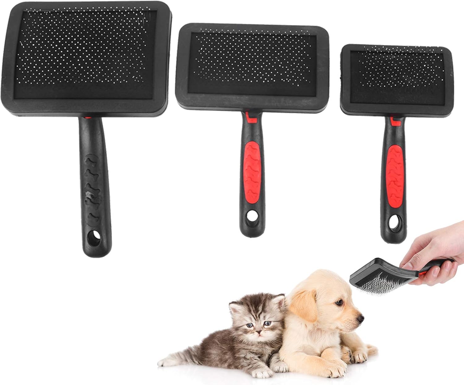 ご注文で当日配送 猫の犬のブラシ ペットのグルーミングツール猫のグルーミングブラシ軽量のペットのクリーニングスリッカーブラシペットの髪 をとかすのに環境に優しい ご注文で当日配送 猫の犬のブラシ ペットのグルーミングツール猫のグルーミングブラシ軽量のペットのクリーニングスリッカーブラシペットの髪 をとかすのに環境に優しい