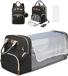 Mochila Bolsa Maternidade Impermeável Grande Para Meninos E Meninas- Mochila Maternidade com Trocador Portátil, Grande Capacidade e Múltiplos Compartimentos
