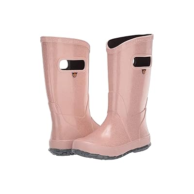 Bogs Kids Rain Boot Glitter (Toddler/Little Kid/Big Kid) Kids Shoes Rose Gold