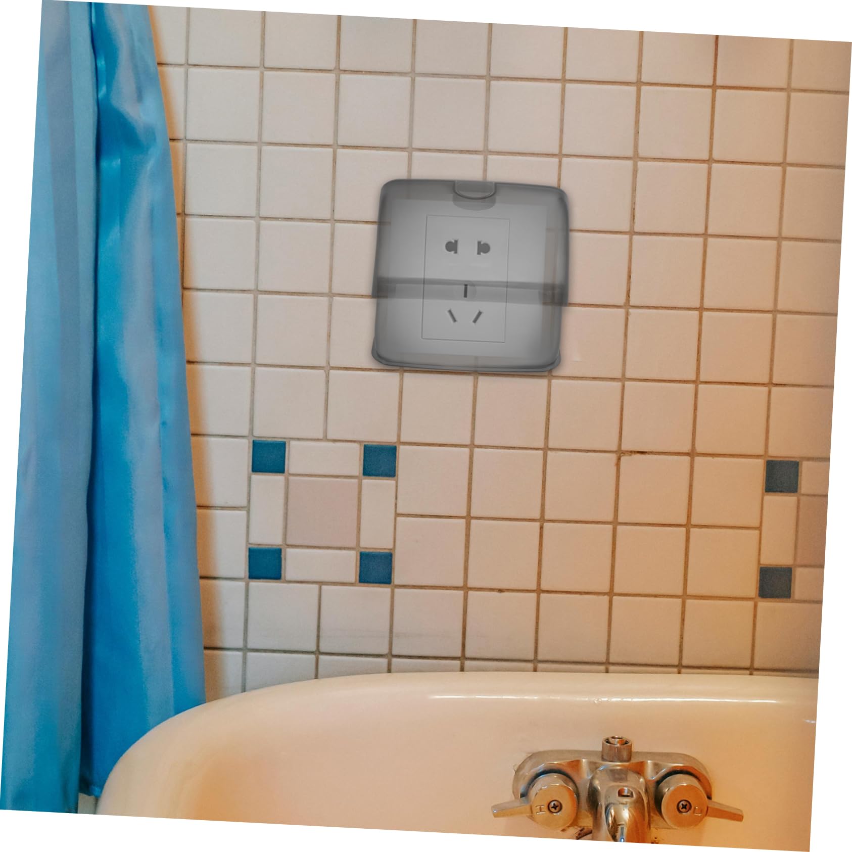 SOLUSTRE 5stücke Outlet Cover Box Wasserdichter Stecker-schutz Für Außen Und Badezimmeranwendungen Installieren Und Schützt Vor Wasserschäden Einsetzbar