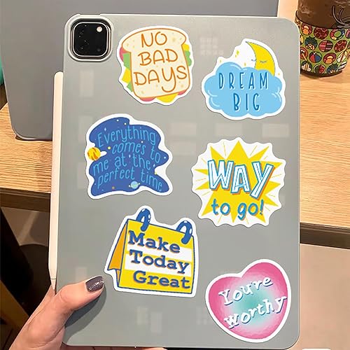 Miniatura 8 de 100 calcomanías inspiradoras positivas para adultos y niños, calcomanías de afirmación motivacional para botella de agua, álbum de recortes, diario,