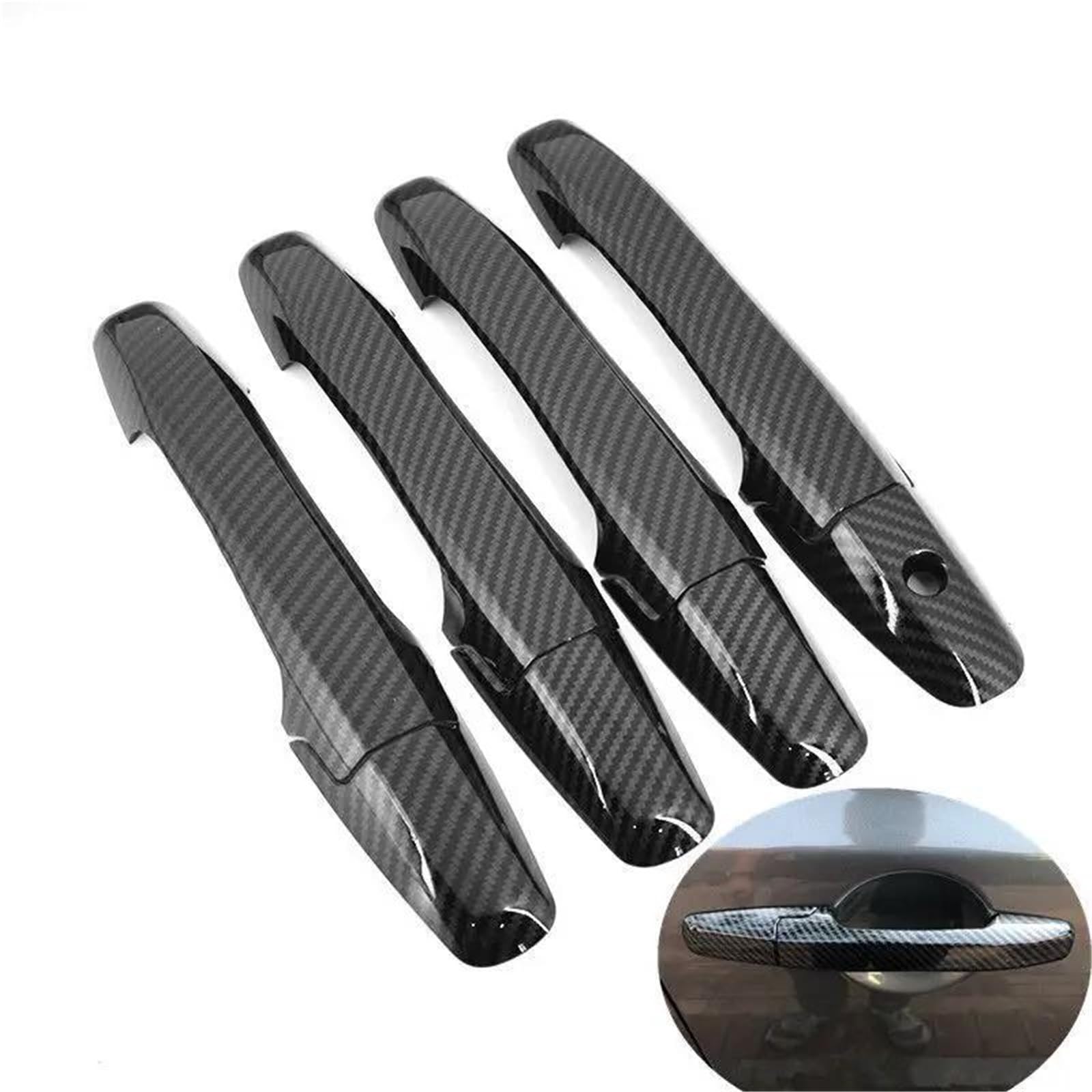 HJKDSZ Car Exterior Door Handle Trim Cover Parts Accessories for Civic 8th 2006-2011