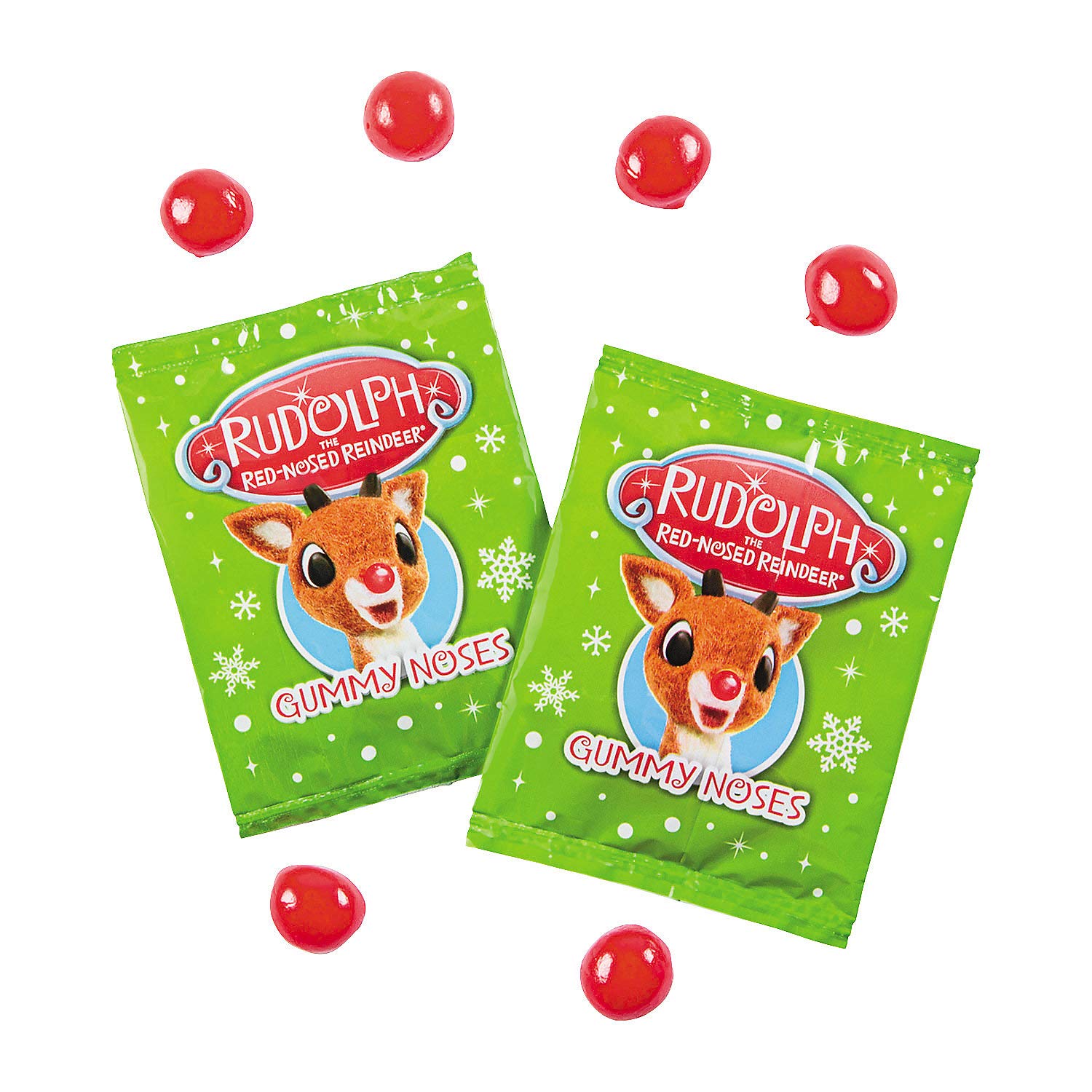 Fun ExpressRudolph Gummy Funpack for Christmas - Edibles - Soft & Chewy Candy - Gummy - Christmas - 24 Pieces
