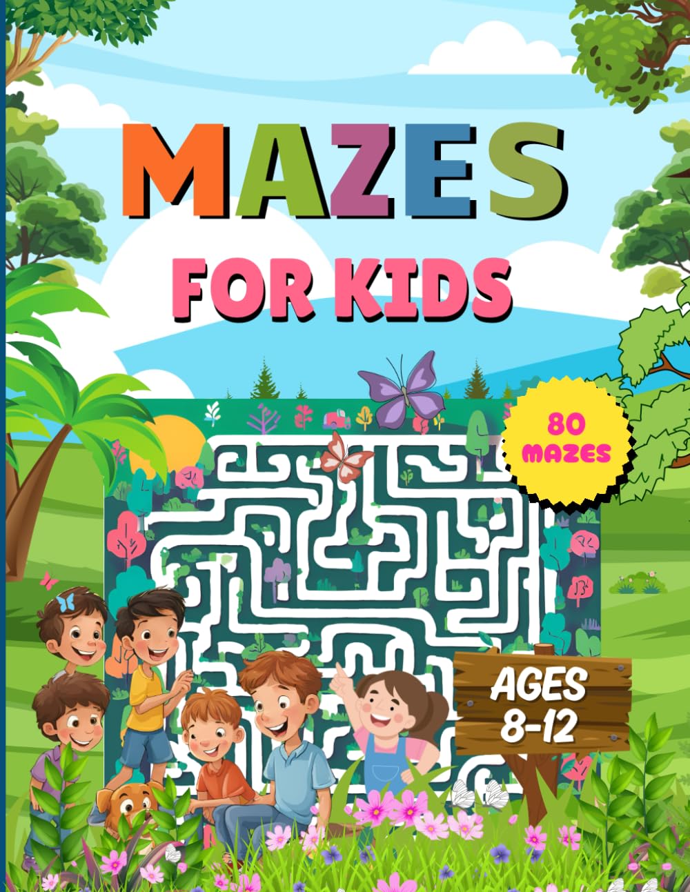 Wonderful Mazes for Kids: Fun & Engaging Mazes for Ages 8-12
