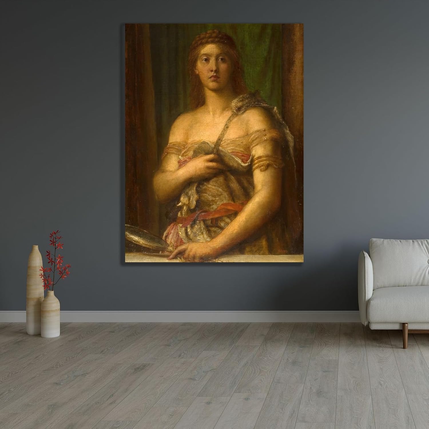 ArtDirect A Roman Lady (1892) Unframed Art Print Giclee Poster by George Frederic Watts - Ready for Framing with Customization Sizes 7x10, 10x14, 15x20, 24x32, 36x48 and 45x60 inches