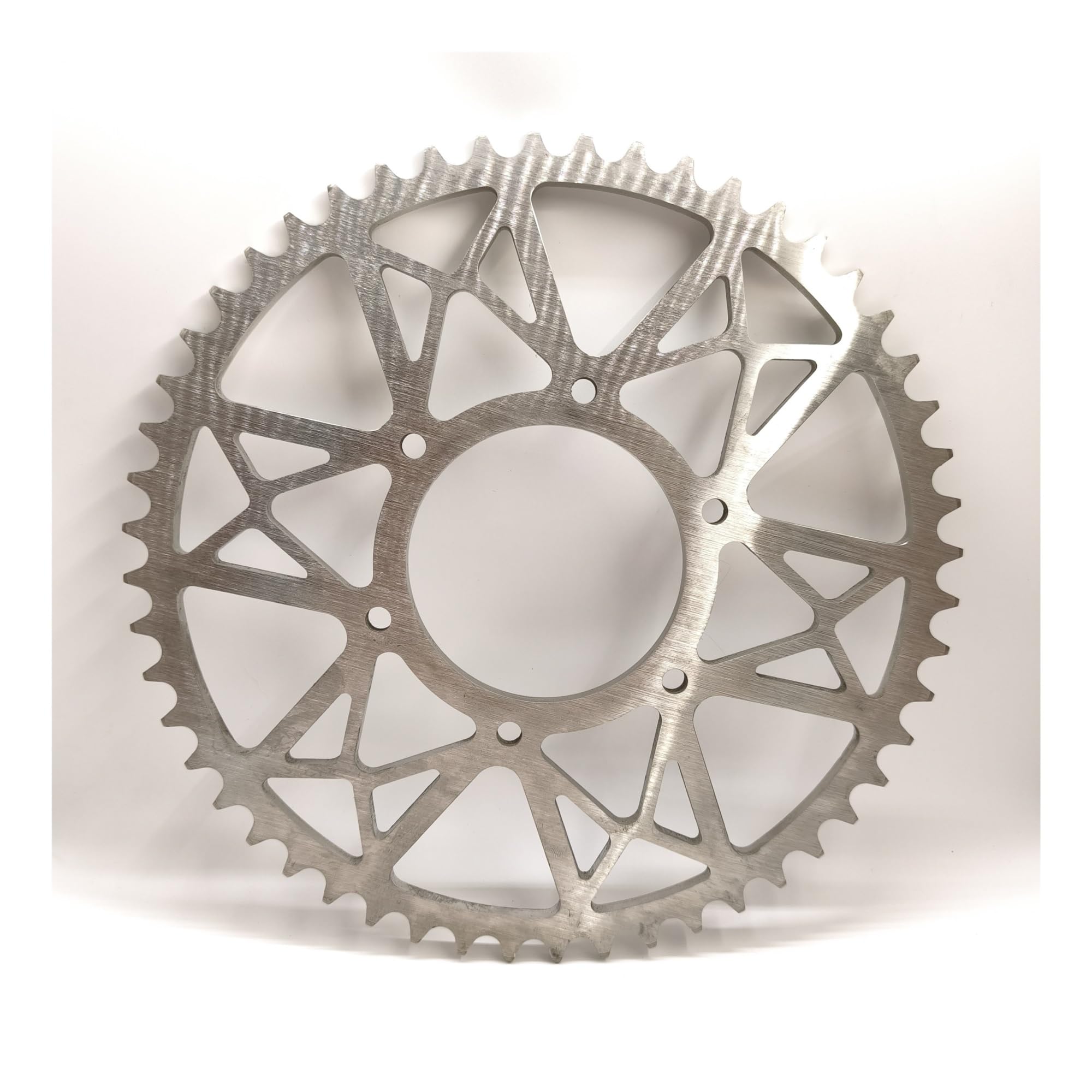 NKURTPC Motorcycle Sprocket Fit For Surron Ultra Bee Dirt Bike Replacement Parts Motorcycle 440C Chainwheel 52T Chainring Sprocket(Silver52T)