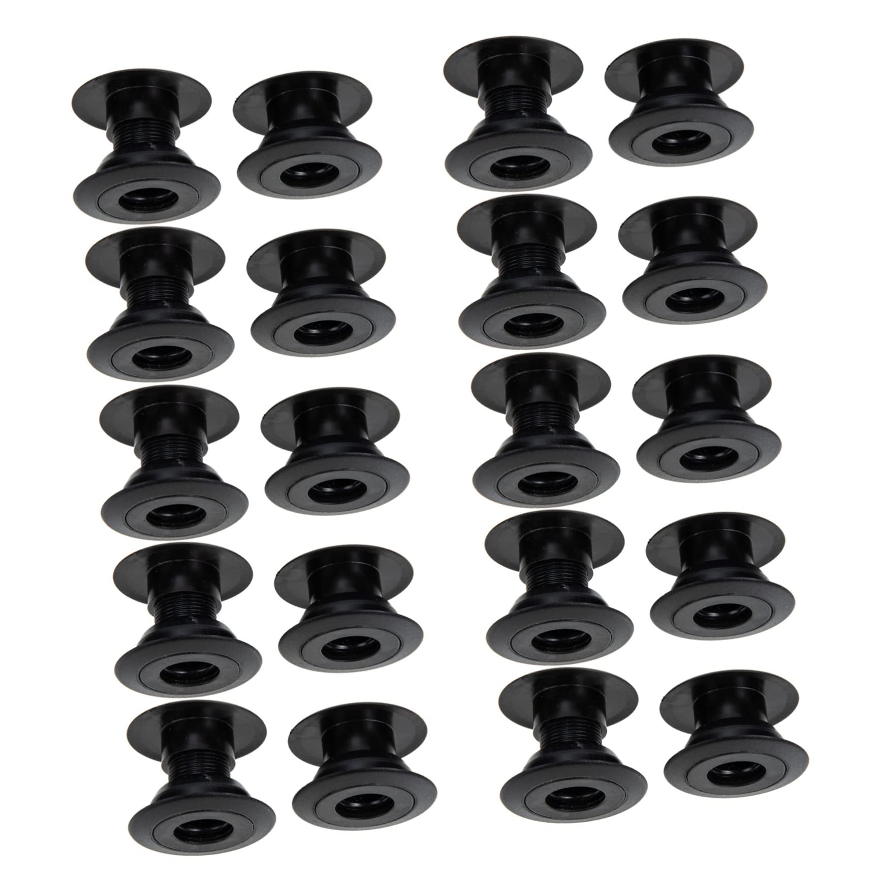 VANZACK 20 Pares De Accesorios De Futbolín Piezas De Mesa De Futbolín Casquillos De Futbolín De Mesa Rodamientos De Varilla Universales Suministros De Futbolín Casquillos De Futbolín