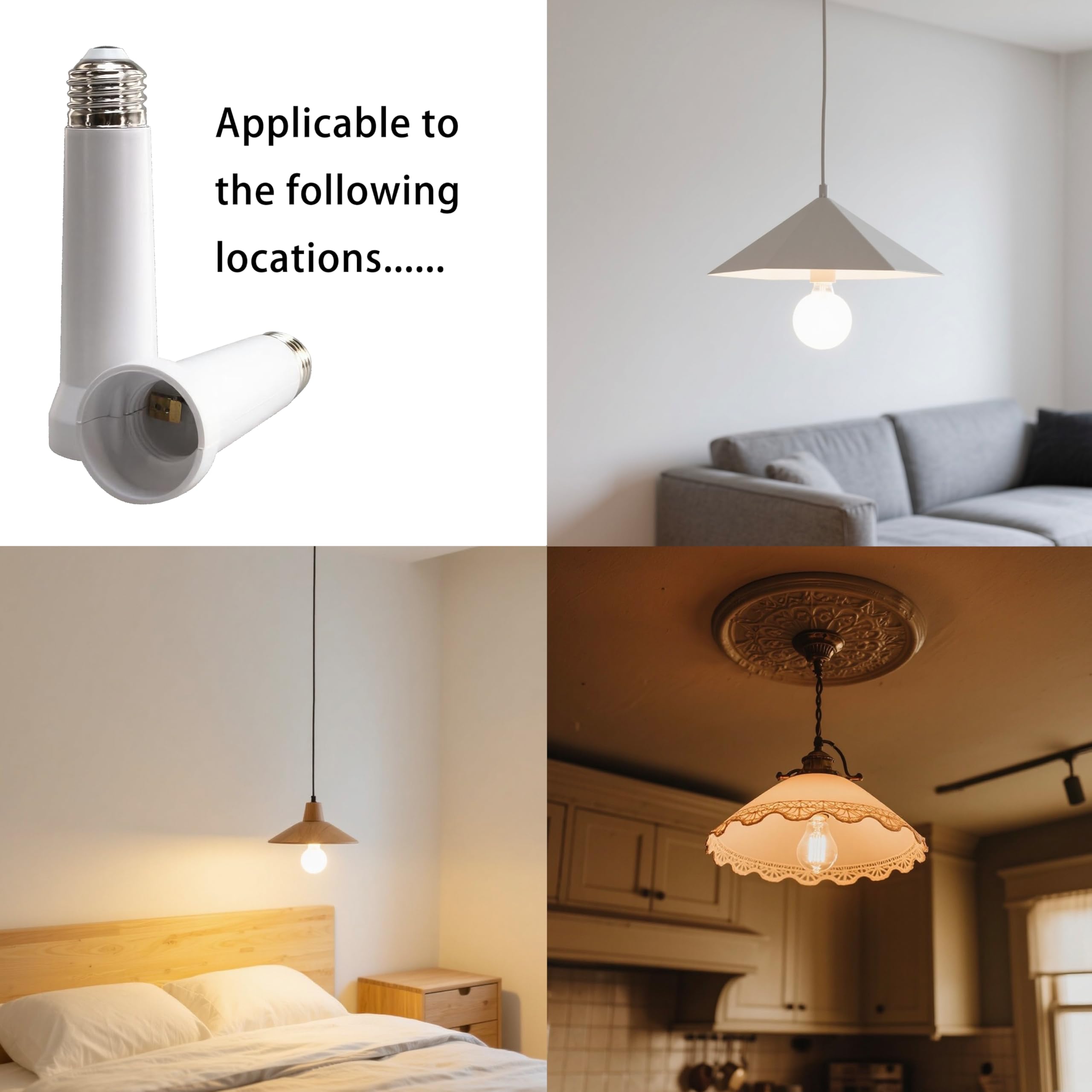 Light Socket Extender - Easy Bulb Placement -7 Light Socket Extender - Easy Bulb Placement -7