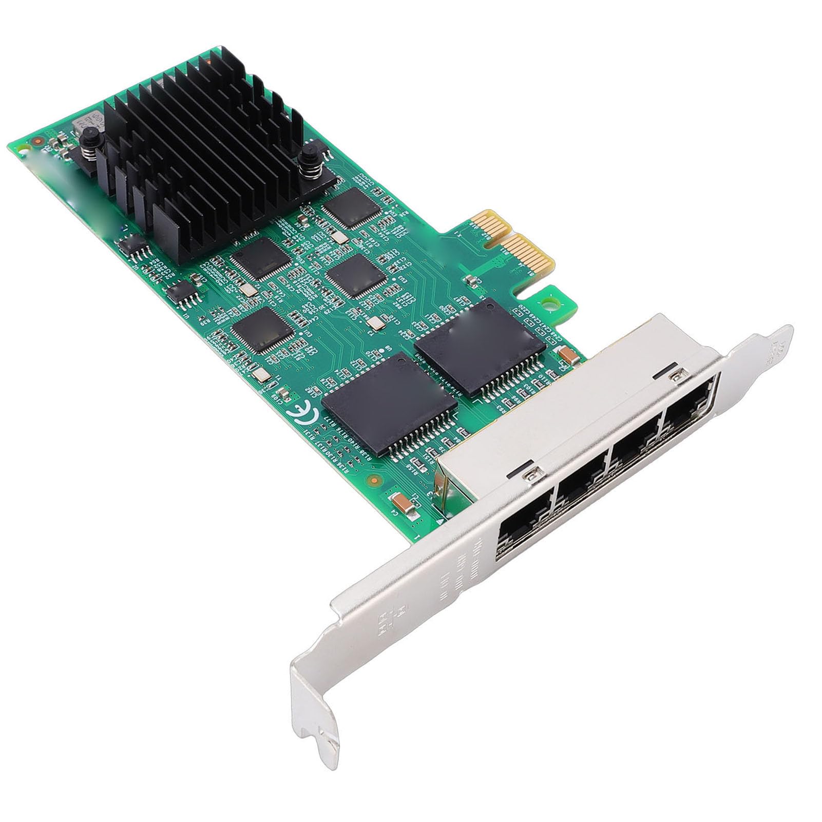 Ejoyous Carte Réseau PCIe Gigabit 1GbE, 4 Ports RJ45