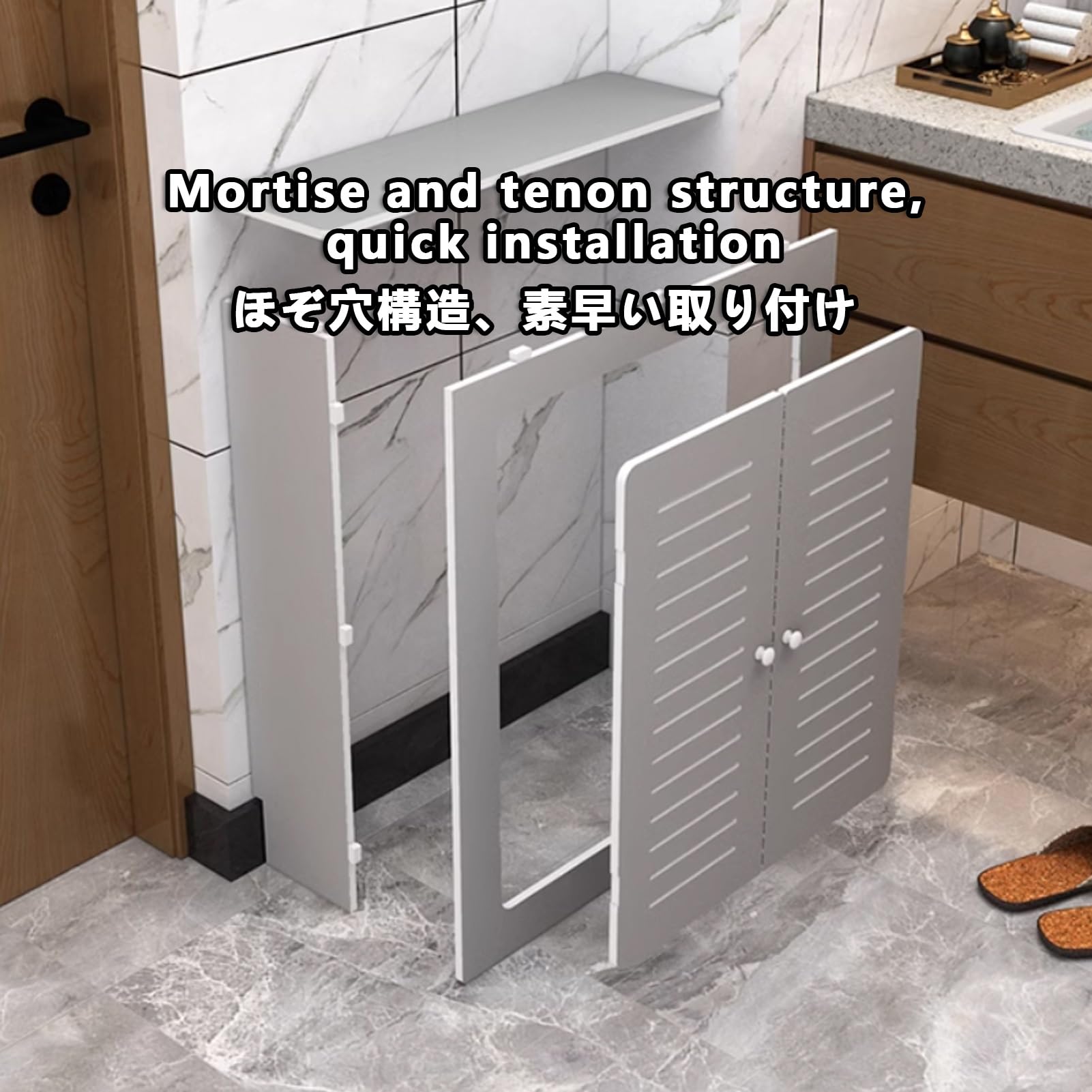 Copertura per termosifone con ripiano griglia, forte portante e design schermato per soluzioni di riscaldamento della camera da letto