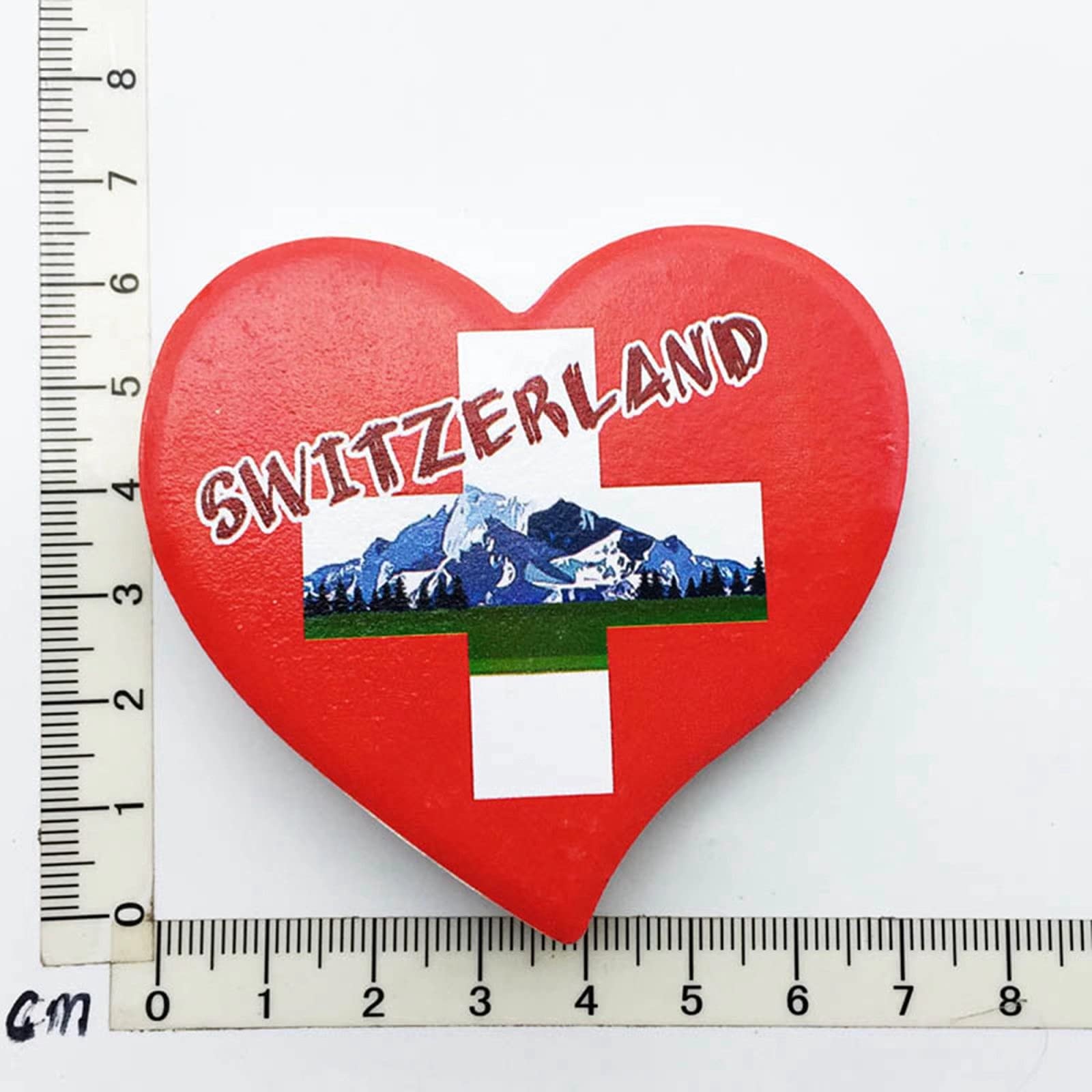Weekino Calamita Frigo 3D Svizzera - Souvenir Di Viaggio In Polyresin, Altezza 5-8 Cm, Regalo Originale Per Ricordo Città, Decorazione Magnetica