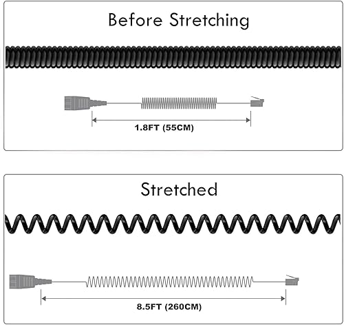 Miniatura 3 de Adaptador QD HIS Cable para auriculares Plantronics y VoiceJoy Adaptador QD para teléfonos Yealink y trabajable para Avaya IP 1608, 1616, 9601,