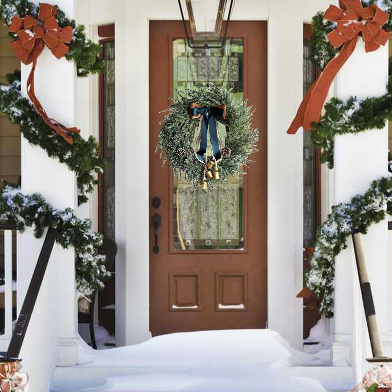Couronne de Noël pour intérieur Réaliste