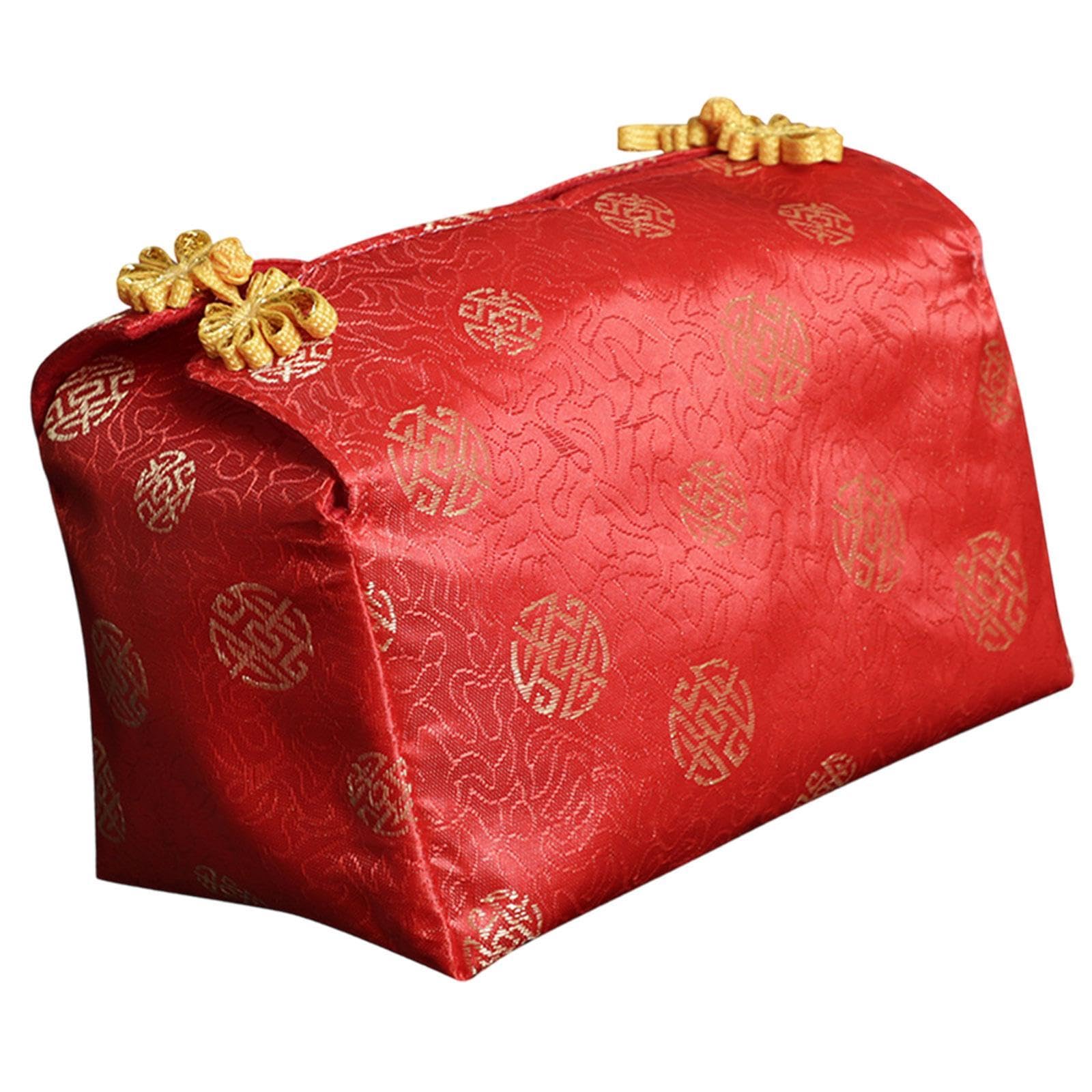 CALANDIS⢠Cosmetic Storage Box Convenient Tissue Box Cover for Countertops Home Office Red | Storage Boxes | Home Organization | Household Supplies & Cleaning