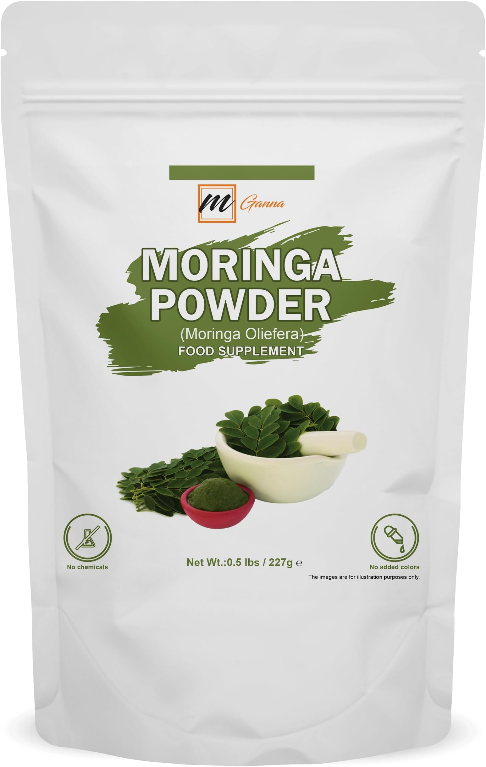mGanna 100% Natural Moringa/Moringa Oleifera for Health Skin and Hair Care 22...