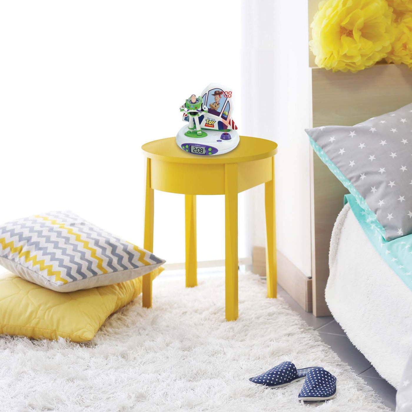 Lexibook Toy Story Disney Buzz & Woody Radio Projection Alarm