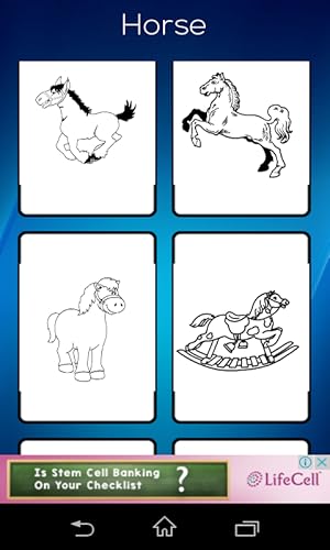 Horse Coloring Book