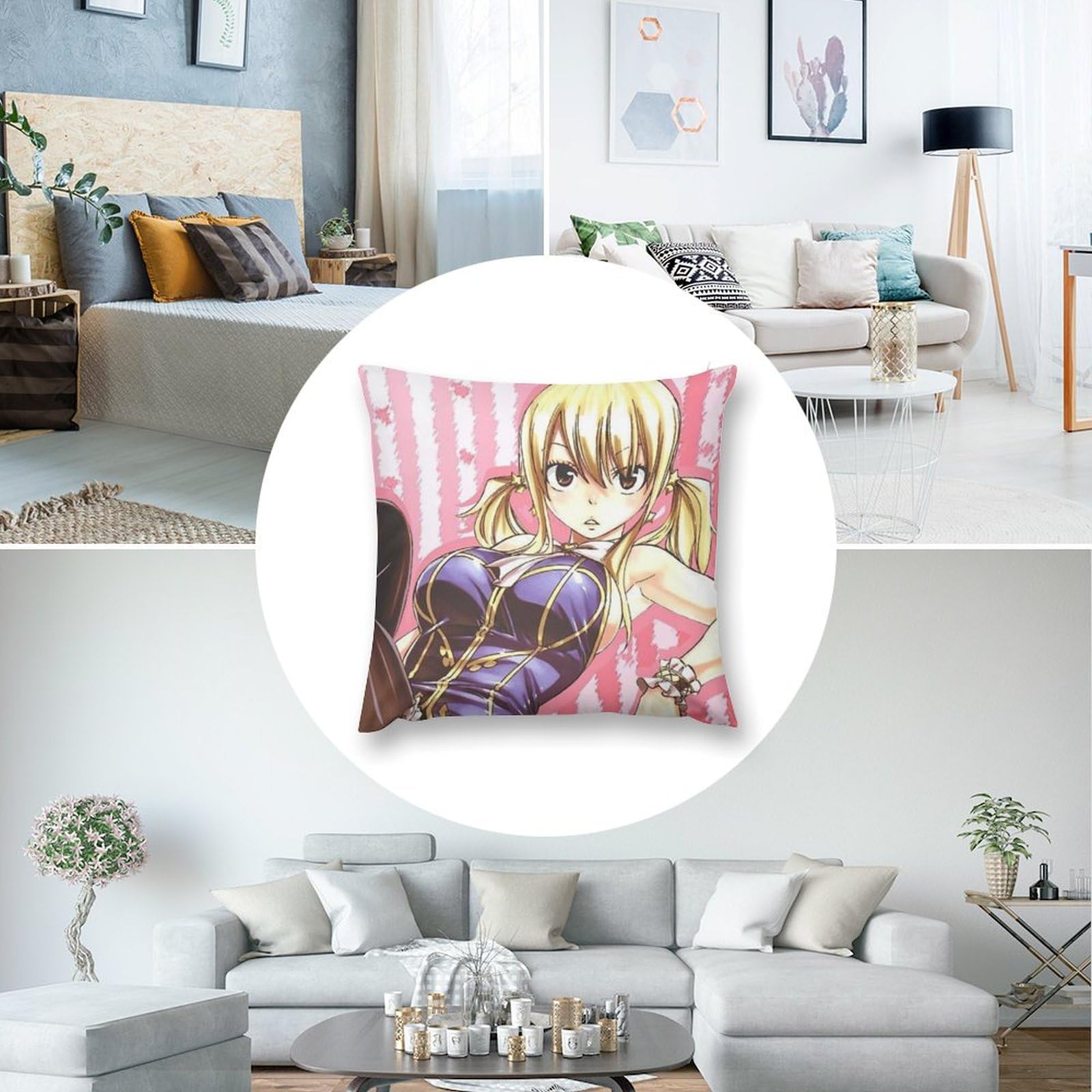 FAIRYTAILフェアリーテイル クッション Amazon.co.jp: フェアリーテイル クッションカバー 抱き枕カバー