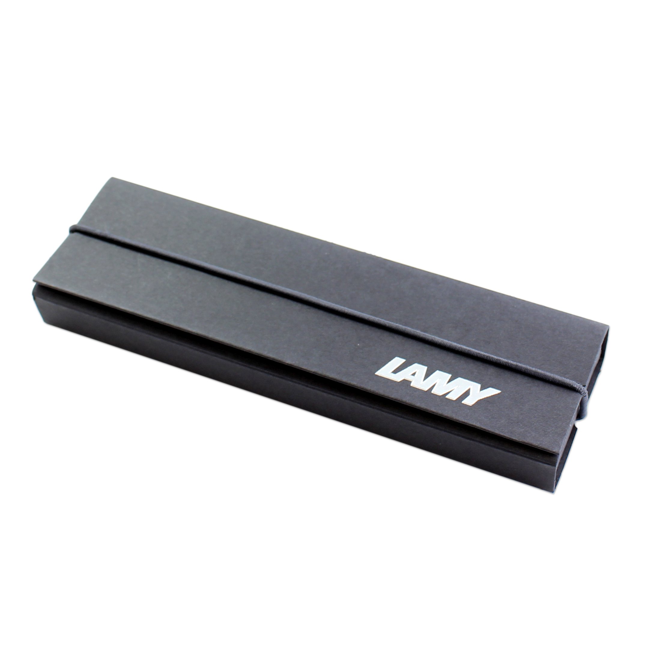 Lamy Safari Pluma estilográfica, plumín medio carbón (L17M) (pluma estilográfica de carbón con caja de regalo)