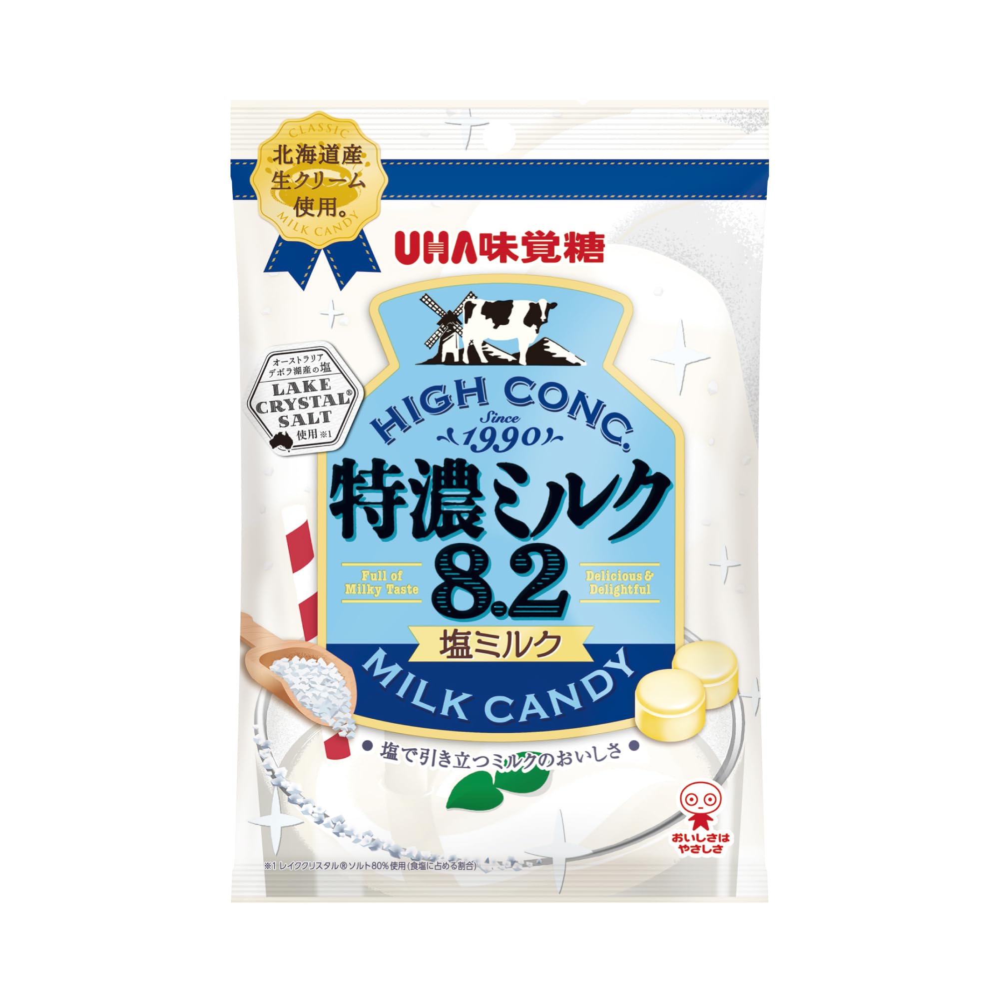 UHA味覚糖 味覚糖 特濃ミルク8.2塩ミルク 75g×6袋