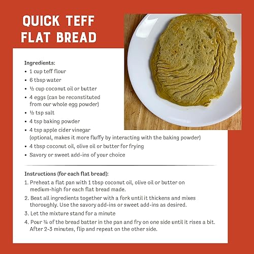 Vista 21 de Harina de quinua de Judee's de 2 libras, hecha en Estados Unidos, sin OMG, vegana, ideal para hacer panqueques, magdalenas, cortezas de pastel