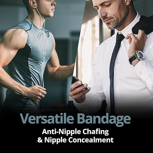 Miniatura 5 de LIVING JIN Protector de pezones paquete económico 50 pares juegos de cubierta de pezones antirozaduras para corredores cinta de pezones protectores