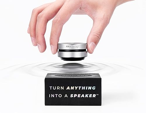Anything Speaker - Mini altavoz Bluetooth portátil 2023 - Convierte cualquier cosa en un altavoz - Altavoz inalámbrico de vibración de inducción de