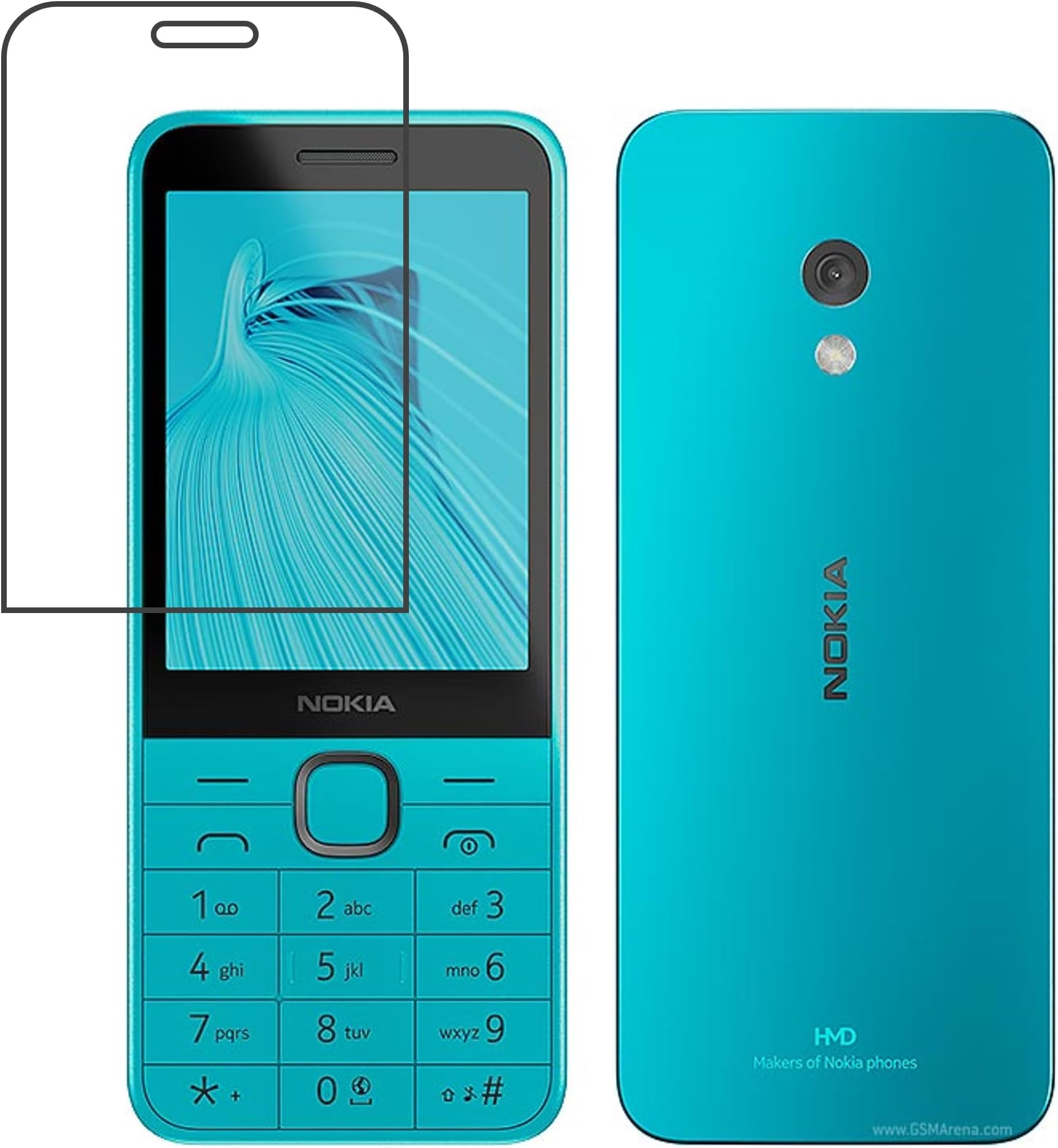 DVTECH® Nokia 235 4G (2024) Compatible Screen Protector 9H Protective Ultra Clear Unbreakable (Flexible Screen Protector)