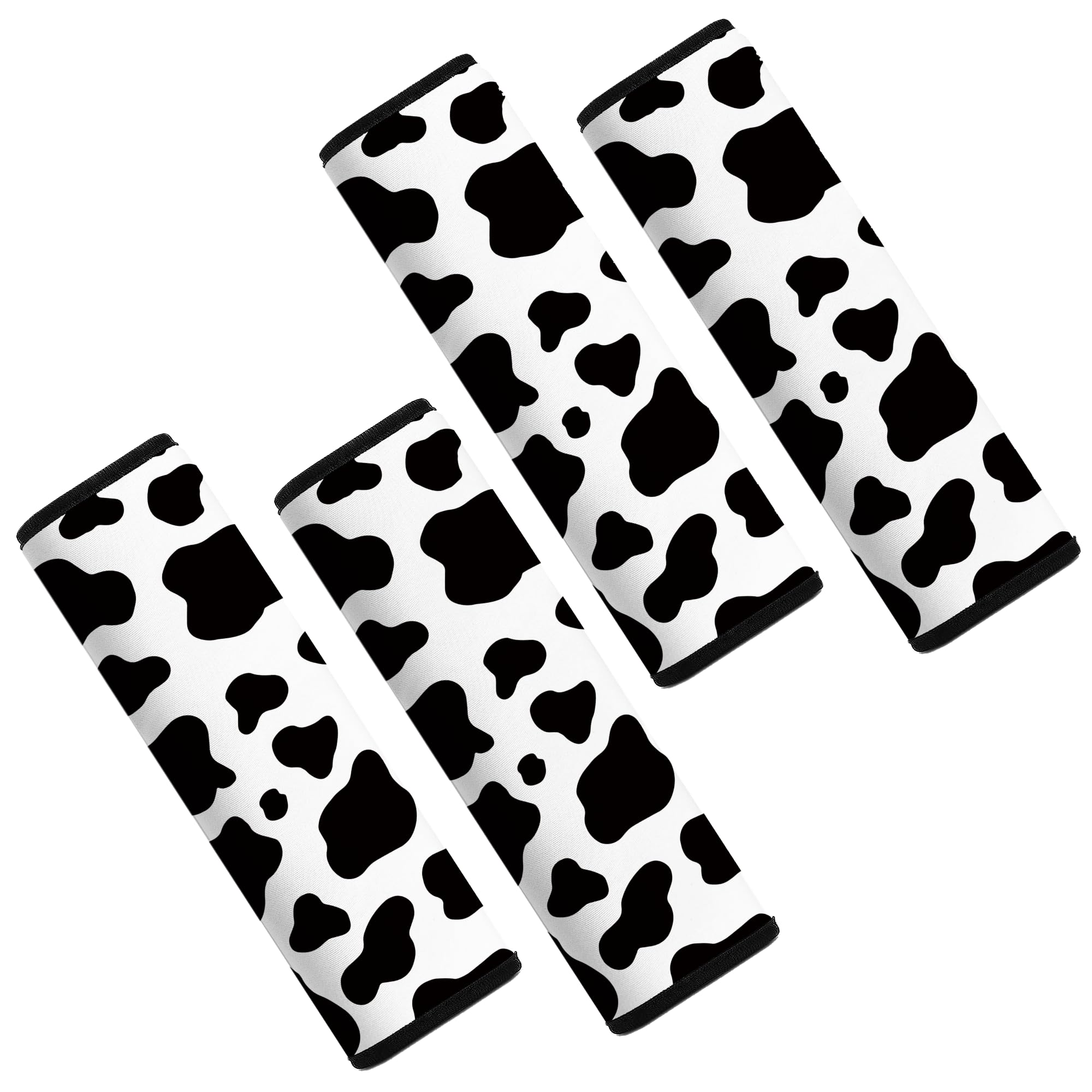 Mokiwala Car Seat Belt Pad Cover, 4-Pack Soft Car Safety Seat Belt Strap Shoulder Pad for Adults and Children, Suitable for Car Seat Belt, Backpack,