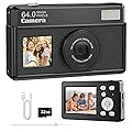 Digital Camera, 4K Autofocus Compact Camera with 32G SD Card HD 48MP with 2.8