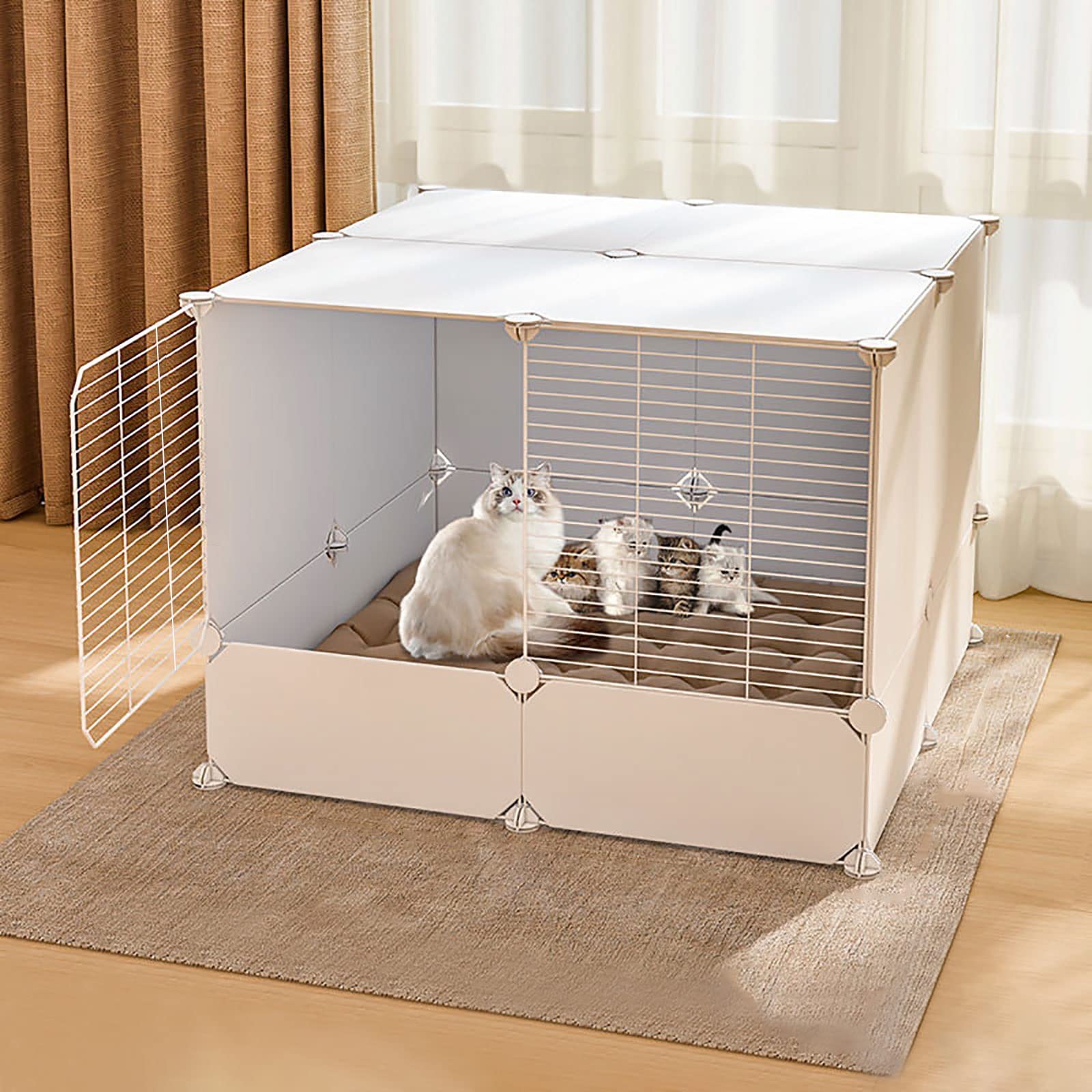 Gabbie per Gatti Recinto per Gatti da Interno Cuccia per Gatti Recinto per Gattini Trasportini per Cani per Cani di Grossa Taglia Gabbia per furetti Recinto per Animali Domestici per Uso