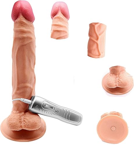 Miniatura 4 de Incomparablemente súper potente silicona suave fuerte ventosa para manos libres, varita clásica realista, adecuada para parejas para jugar varios