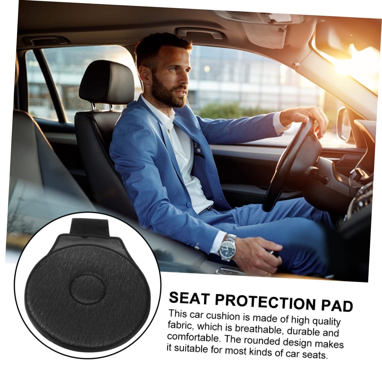 FAVOMOTO 360 Voiture Pivotant Coussin Siège De Voiture Plateau Tournant pour Handicapés Coussin De Siège Rond Véhicule Voiture Tournant Siège Équipement D'Aide Siège Rotatif Plateau