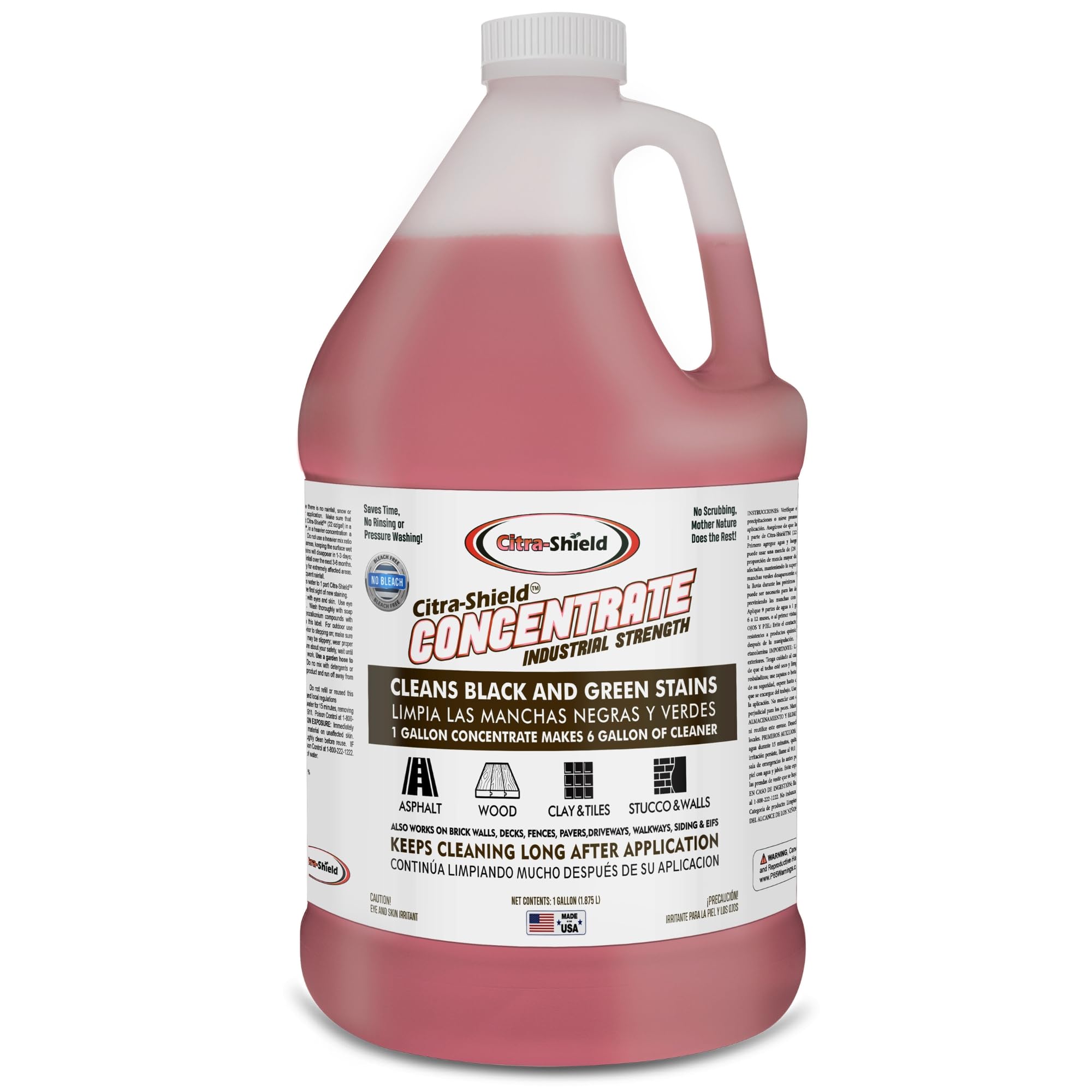 Natural, Powerful Outdoor Cleaner, Multi-Use Formula, Powers Through Stains on Decks, Siding, Fences, Concrete, and More (1)
