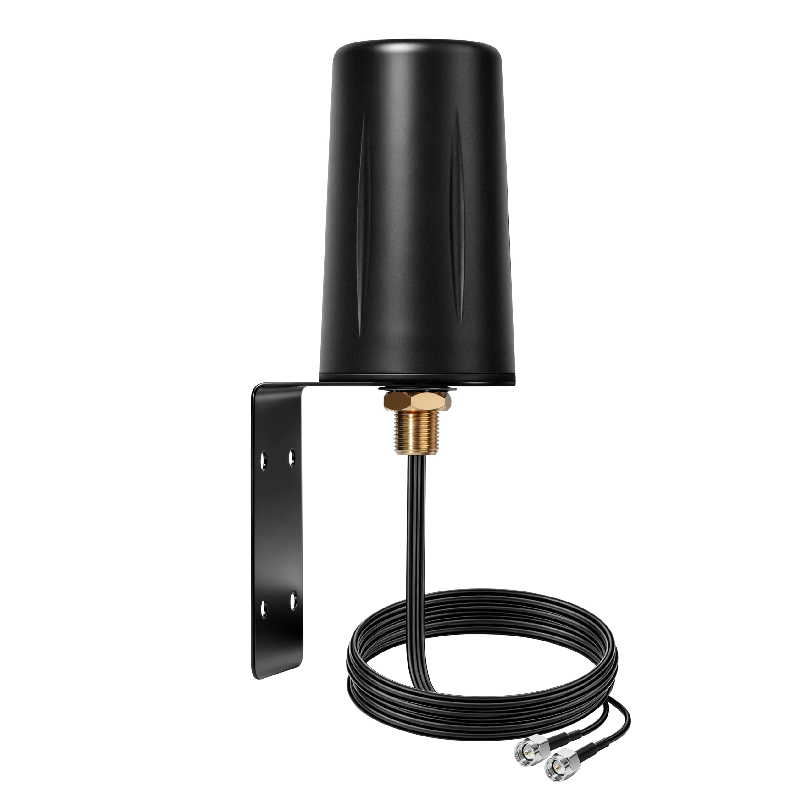 Antenne extérieure MIMO Omni 4G LTE 5G SMA mâle avec double câble de 3 m
